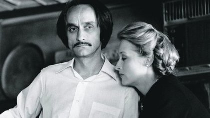 John Cazale y Meryl Streep