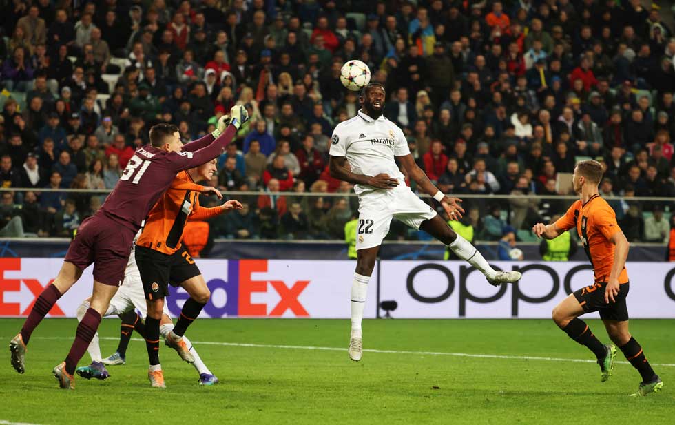 Real Madrid rescues the draw against Shakhtar