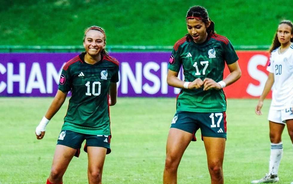 He beat México Femenil Sub-20 and finished leading the pack