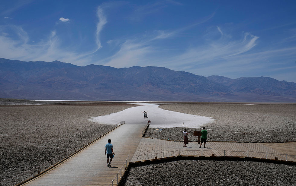 Death Valley di Amerika Serikat mendidih di tengah gelombang panas